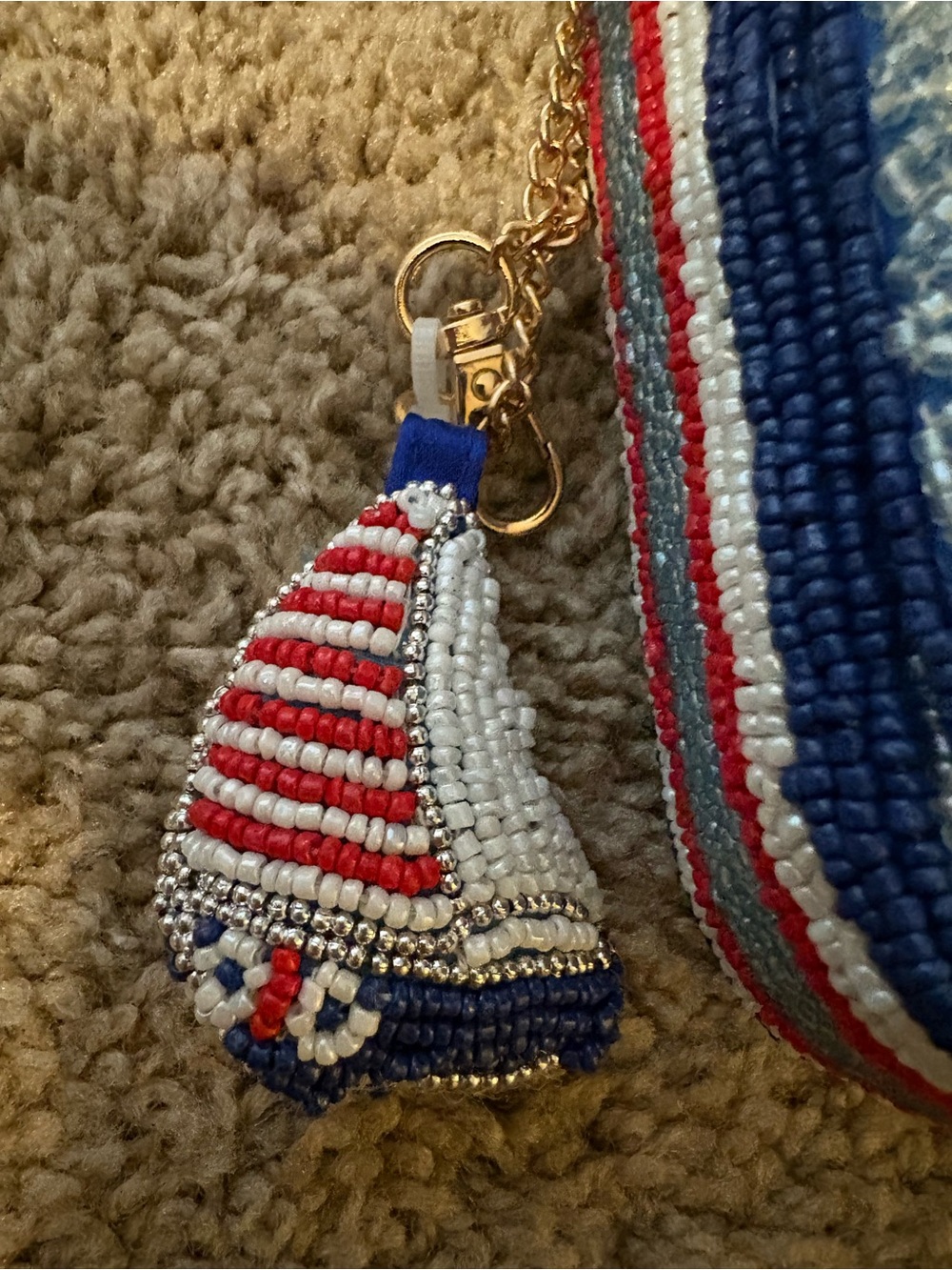 Beaded Sailboat Shoulder Bag - Picture 5 of 10